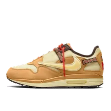 Кроссовки Nike Air Max 1 Travis Scott Cactus Jack Wheat Lemon Drop