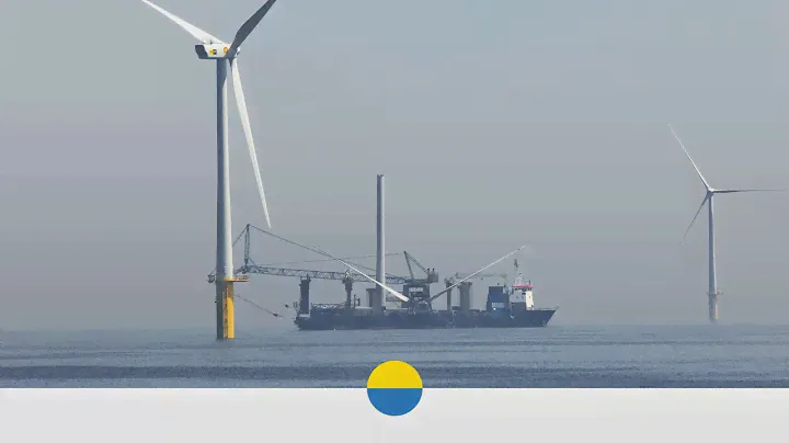Time-lapse installation of turbine at Vattenfall’s EOWDC wind farm
