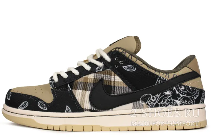 Кроссовки Nike Dunk SB Low Winter Travis Scott Cactus Jack-0