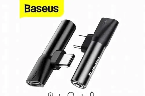 Переходник Baseus / с Type-C на Jack 3.5 + Type-C-0