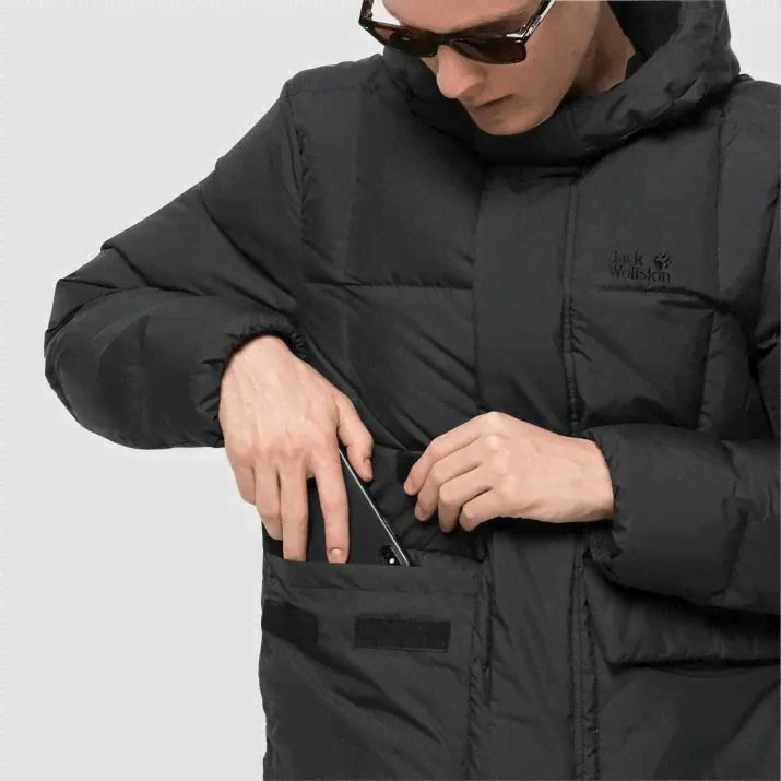 Куртка Jack Wolfskin Down Frozen Lake, зеленый 138506667 | GREEN-3