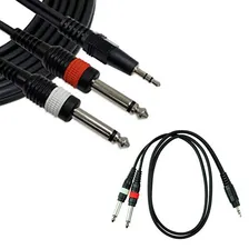 True Magic TLC172/3M Шнур-разветвитель mini Jack 1/8" (stereo) ⇔ 2 x Jack 1/4" (mono), 3 метра
