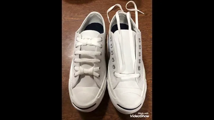 Converse Jack Purcell (คอนเวิร์ดแจ๊ค)หนังขาว