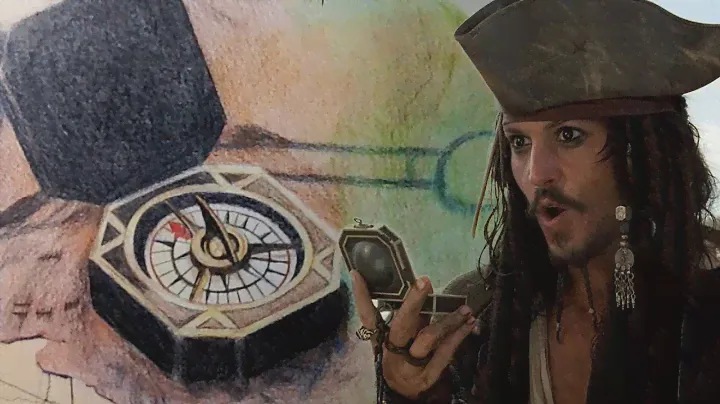 Captain Jack Sparrow's Compass Drawing