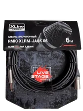Xline Cables RMIC XLRM-JACK 06 Кабель микрофонный XLR 3 pin male - JACK 6.3 mono длина 6м