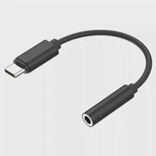 Переходник TYPE C папа на 3,5 jack мама адаптер для HUAWEI Чёрный