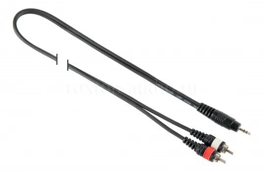 Y-001/2M ROXTON Аудио кабель 2 м (mini-Jack – 2х RCA)-0