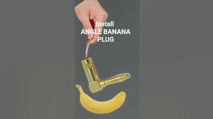 install banana angle plug jack is so easy