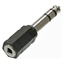NP-553 6.35-3.5 stereo Переходник из jack 6.35 на jack 3.5 stereo
