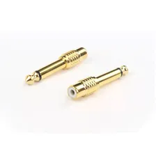 Переходник RCA(f) - Jack 6.3 TS(m) AuraSonics RFJM2
