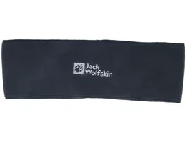 Real Stuff Black Headband - Jack Wolfskin