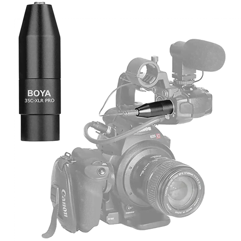 Адаптер BOYA 35C-XLR PRO (mini Jack - XLR)-0