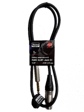 Xline Cables RMIC XLRF-JACK 01 Кабель микрофонный XLR 3 pin female - JACL 6.3 mono, 1м