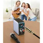 Адаптер 220В Bluetooth Трансмиттер / Ресивер / Зарядное (Приемник / Передатчик аудио) AUX, RCA, MicroSD, USB, 6.3 jack. TUBON H6