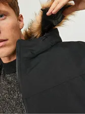 Черный мужской пуховик Jack & Jones JJEWING 12235858