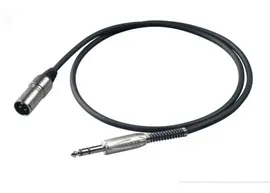 Proel BULK230LU5 - Микр. кабель, XLR папа <->6.3mml Jack stereo, длина - 5 м