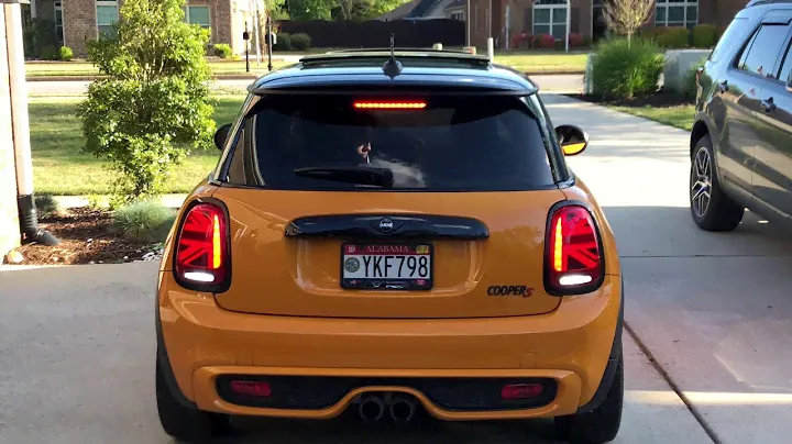Mini Cooper F56 Euro Union Jack taillight conversion