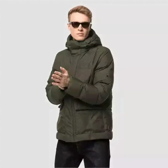Куртка Jack Wolfskin Down Frozen Lake, зеленый 138506667 | GREEN-1
