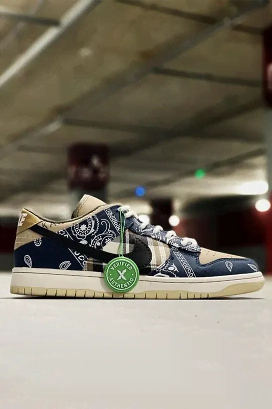 Кроссовки Nike SB Dunk Low x Travis Scott "Cactus Jack"-1