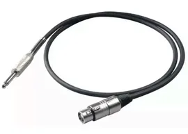 Proel BULK200LU5 - Сценический инструментальный кабель, 6.3мм Jack <->XLR мама , длина - 5 м