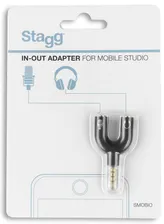 STAGG SMOBIO Переходник 1x mini JACK 1/8" (male) ⇔ 2x mini JACK 1/8" (female)