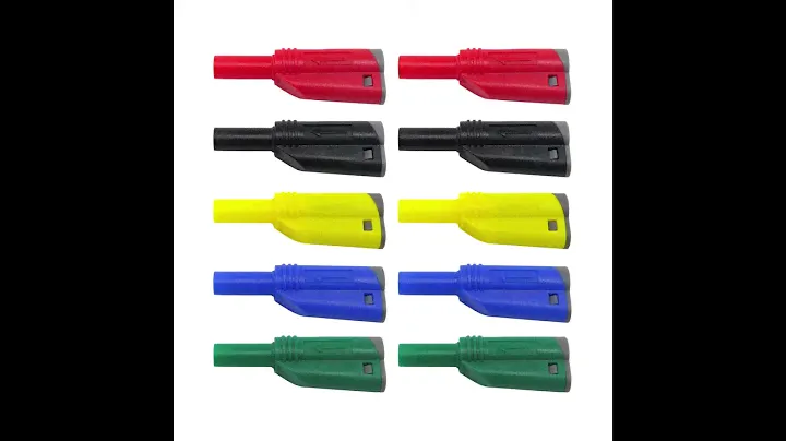 P3005 Welding/Assembly 4mm Stacking Safety Banana Plug Welding-free Multimeter Connector