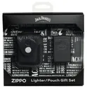 Подарочный набор Jack Daniels®: зажигалка и кожаный чехол ZIPPO 48460