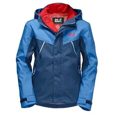 Куртки Jack Wolfskin Kinder Outdoorjacke blau 140