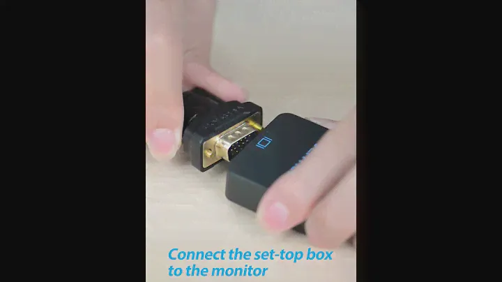 ACR преобразователь HDMI в VGA с гнездом Micro USB и аудиопортом 0.15M, черный