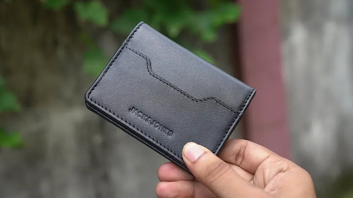 Jack & Jones Men Black Leather Card Holder | 1169 Rs