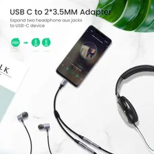 UGREEN USB C to Dual 3.5mm Jack Audio Cable Adapter