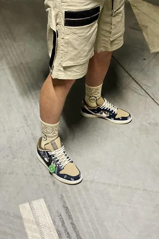 Кроссовки Nike SB Dunk Low x Travis Scott "Cactus Jack"-0