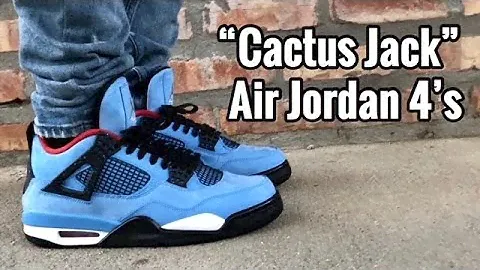 Air Jordan 4 x Travis Scott “Cactus Jack” on feet