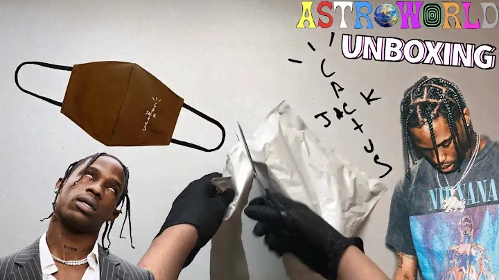 Authentic TRAVIS SCOTT Cactus Jack face mask UNBOXING