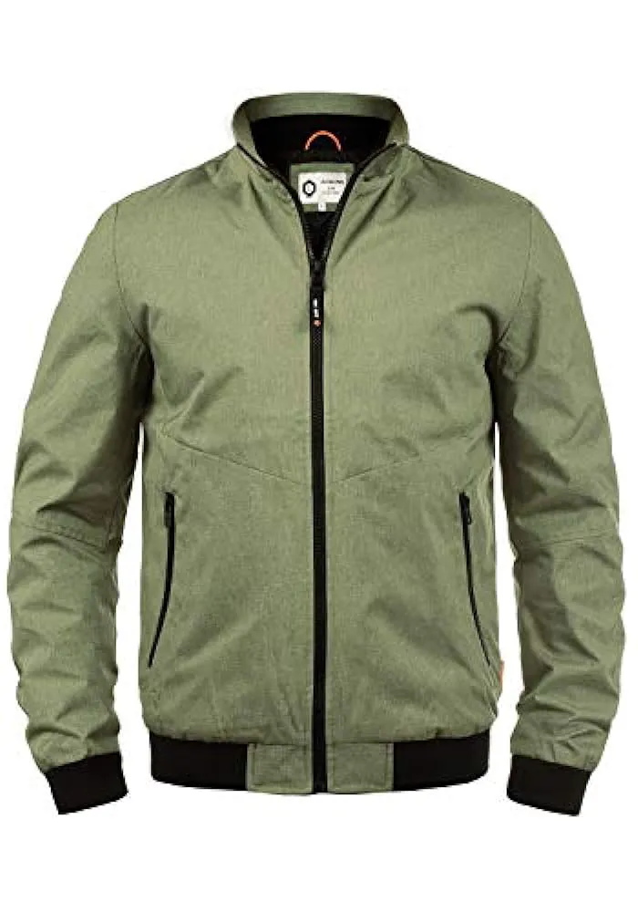 Куртки JACK & JONES Core Julian Herren Übergangsjacke Herrenjacke Jacke gefüttert mit Stehkragen, Größe:S, Farbe:Deep Lichen Green