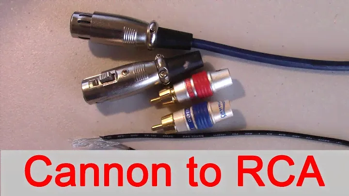 How to connect XLR output to RCA input. professional to consumer High End tube audio amplifiers
