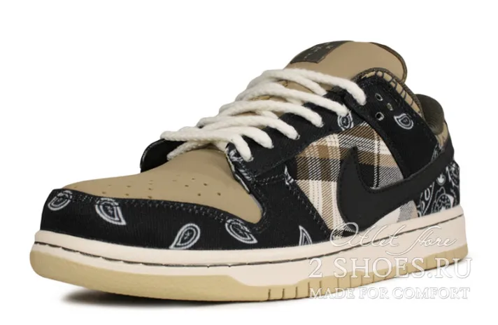Кроссовки Nike Dunk SB Low Winter Travis Scott Cactus Jack-4