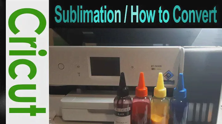 [크리컷] Epson ET-15000 / printers jack sublimation ink / Convert and test