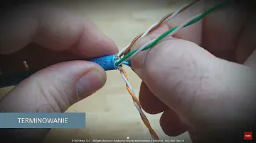 Proces terminowania: Moduł Keystone C6A UTP, narzędzie uderzeniowe 110