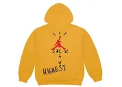 Travis Scott Travis Scott Jordan Cactus Jack Highest Hoodie Gold FW19