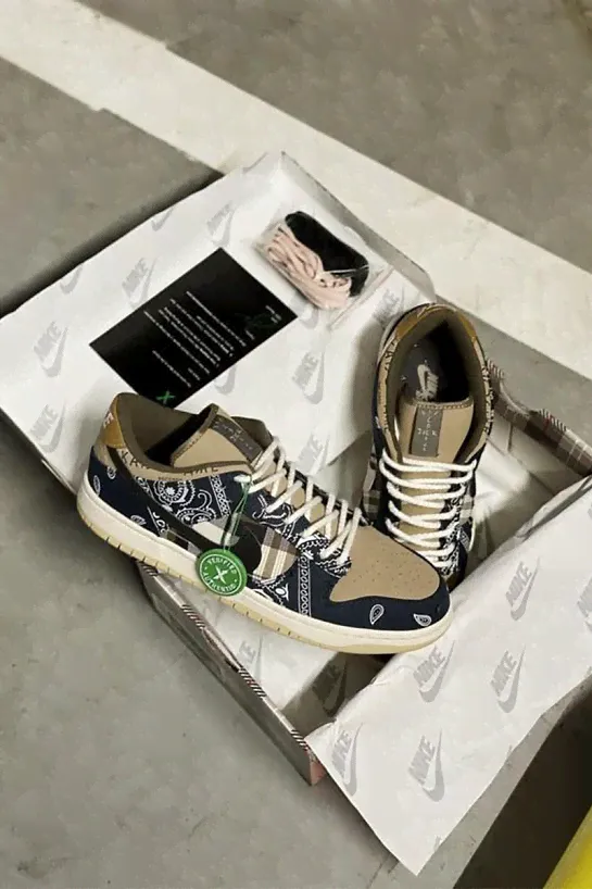 Кроссовки Nike SB Dunk Low x Travis Scott "Cactus Jack"-3
