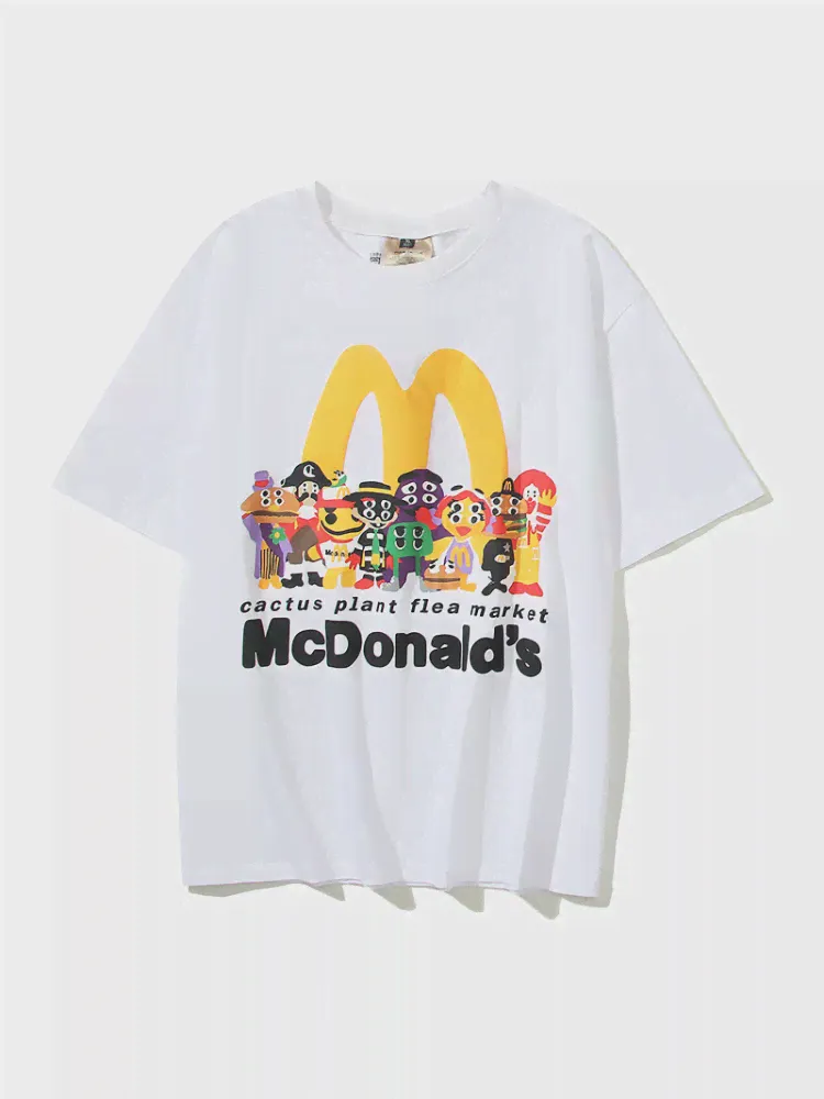 Футболка Cactus Jack Merch McDonalds Print "White II"