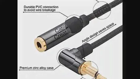 3 5mm Headphone Extension Cable, CableCreation 10FT 3 5mm Male to Female