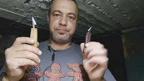 Этот нож должен быть у каждого резчика! Косяк под левую руку.