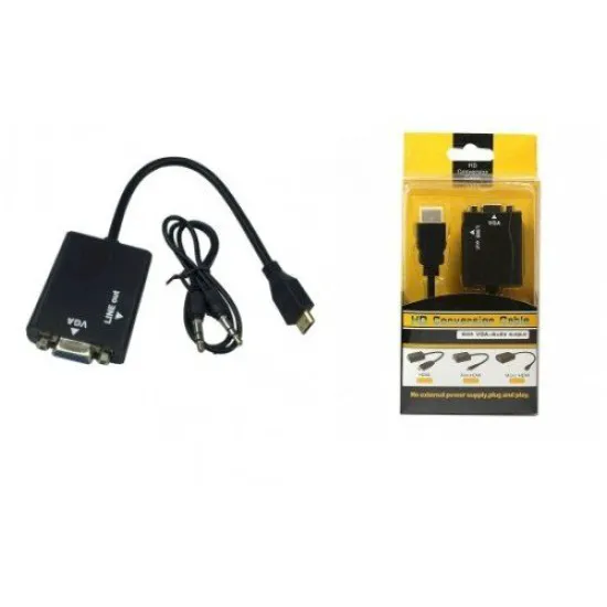Переходник HDMI - VGA + аудиокабель mini Jack 3.5