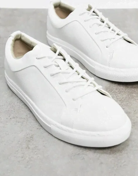 Jack & Jones Premium trainers in white-3