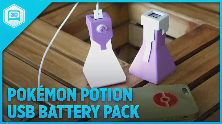 Pokemon Potion USB Battery Pack #3DPrinting #PokemonGo