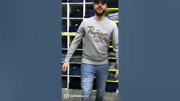 Jack & Jones 🔥 Homme Jprblujeff bleu Sweat & Pull
