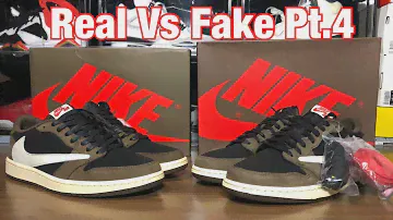 Air Jordan 1 Low Travis Scott Mocha Real Vs Fake Review. With Blacklight and weight comparisons.