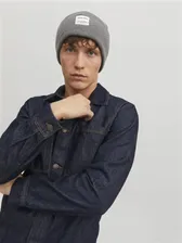 Шапка JACLONG BEANIE Jack & Jones, цвет grey